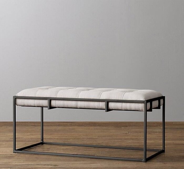Rabuno banquette, black electrostatic paint - Image 1