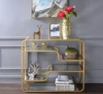 Union console of electrostatic mouth iron and glass