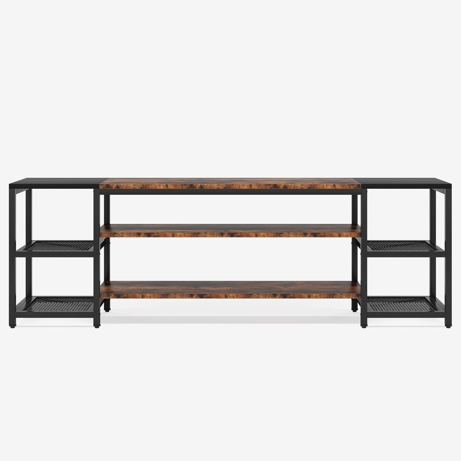 10_25516fd8-8e00-4e55-af1a-4aca0395647f-2.jpg TV Stand, 3-Tier Media Entertainment Center for TV up to 85? - Image 1