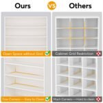 Shoe Cabinet, 9 Tiers Freestanding Shoe Storage Rack - Image 8