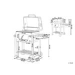 Multifunctional outdoor charcoal grill - perfect for gardens and gatherings - Image 6