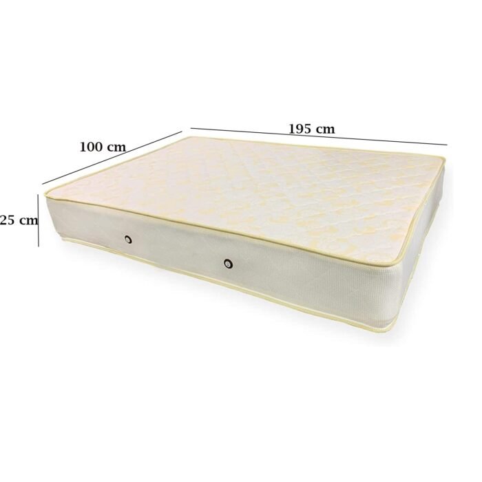 German Soft mattress with layers of foam and cotton, with jacquard upholstery and 4 hobbies - from (100 cm to 160 cm) - GLE-117 - Image 2
