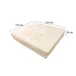 Golden Life Spring mattress connected with high quality cotton and sponge layers - GLE-121 - Image 2