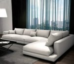 Beech wood corner with linen or velvet fabric - KYN-073