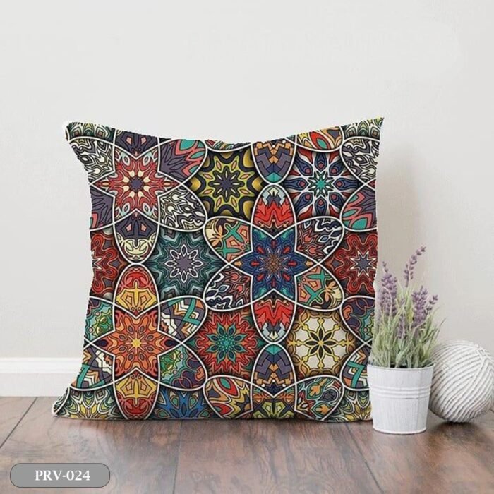 Velvet Cushion in Linen - PRV-024 - Image 1