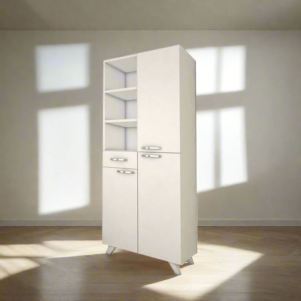 1_0cbb9163-66ef-483c-91bf-7116f15c2c33.png Wooden kitchen cabinet with MDF layer - KYN-152 - Image 1