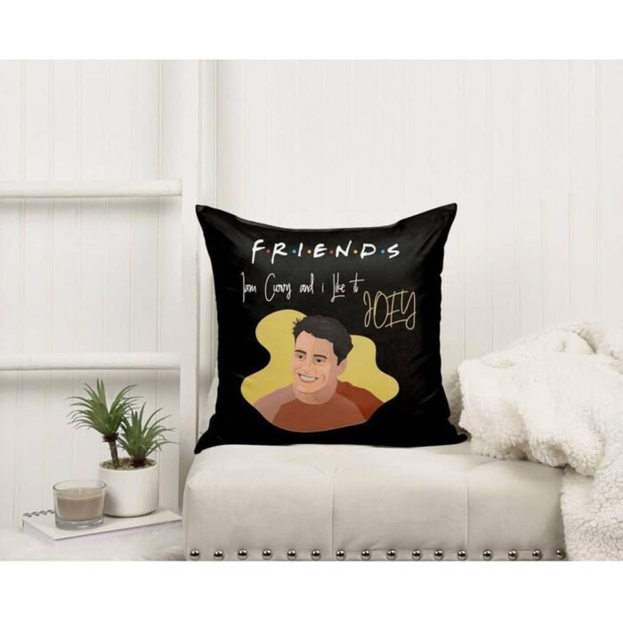 Plush children's pillow in linen - PRV-020 - Image 1