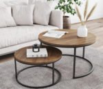 MDF and metal coffee table - WAF-016
