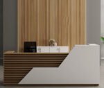 Reception desk - Reception Counter - Spanish MDF wood - CEM-068