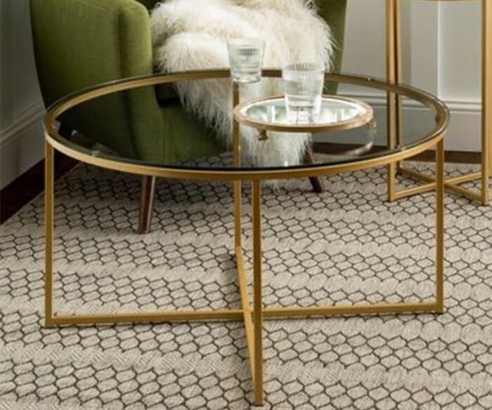 Angela coffee table 75 * 45 glass - Image 1