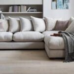 Beech wood corner with linen or velvet fabric - KYN-071