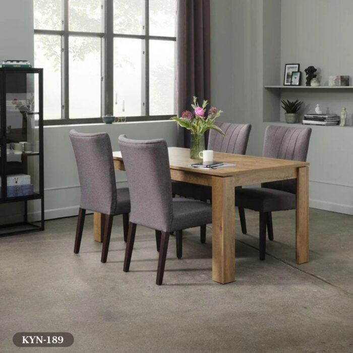 Dining table - 5 pieces of high quality beech wood - KYN-189 - Image 1