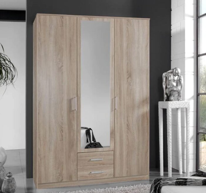 MDF wood wardrobe with melamine layer - KYN-107 - Image 1