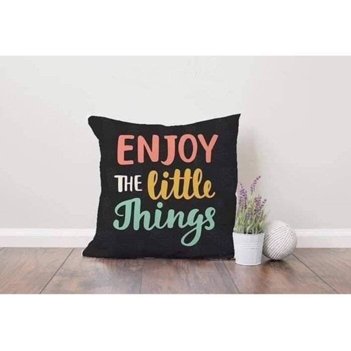 Plush children's pillow in linen - PRV-010 - Image 1