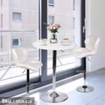 Stainless Bar Set 2 Chairs and Table - OUA-020