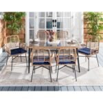 Rattan travel set for 6 persons - OS-316