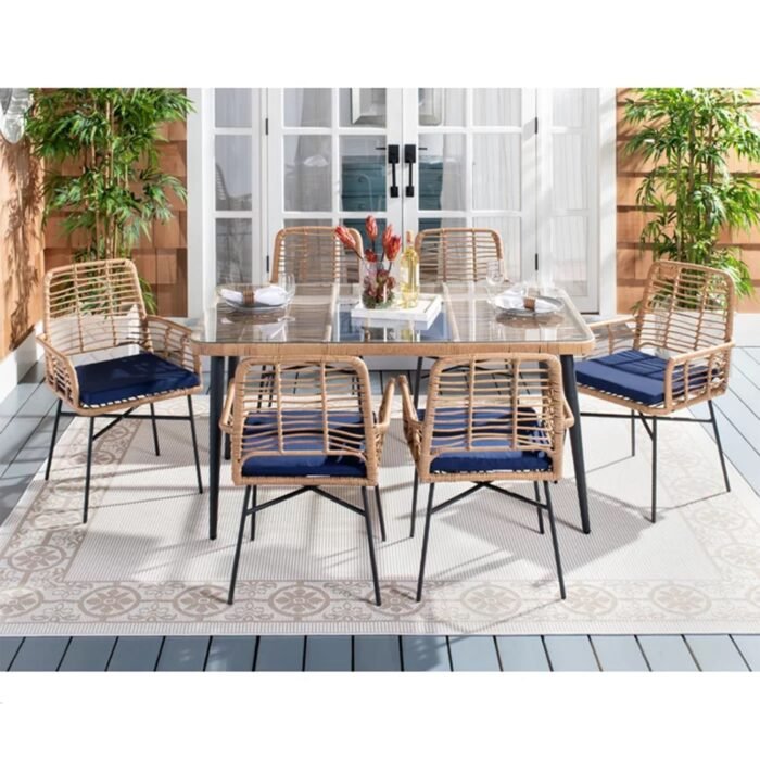 Rattan travel set for 6 persons - OS-316 - Image 1