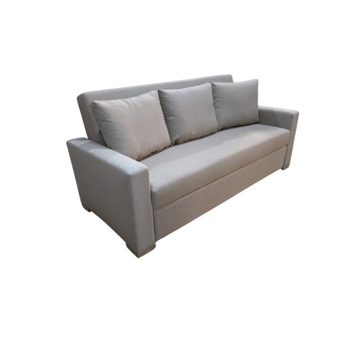 Manx 3-seater sofa bed with swivel back - red beech wood - HST-023 - Image 2