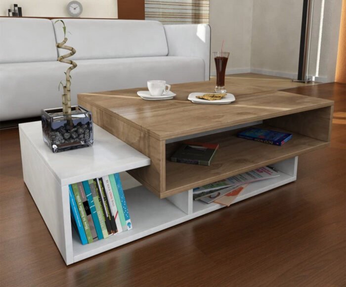 High quality MDF wood coffee table - HFS-036 - Image 1