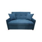 Manx 2-Seater Sofa Bed - Red Beech Wood - HST-085 - Image 2