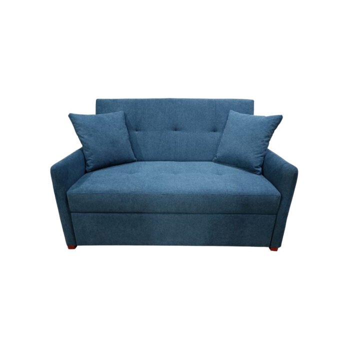 Manx 2-Seater Sofa Bed - Red Beech Wood - HST-085 - Image 2