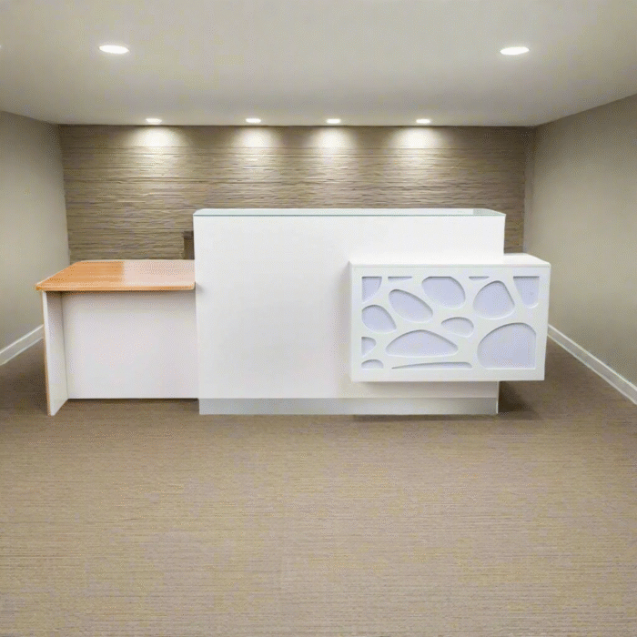 Reception desk - Reception Counter - Spanish MDF wood - CEM-085 - Image 1