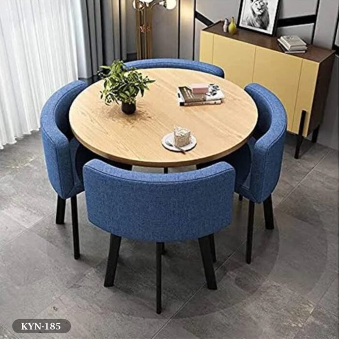Dining table - 5 pieces of high quality beech wood - KYN-185 - Image 1