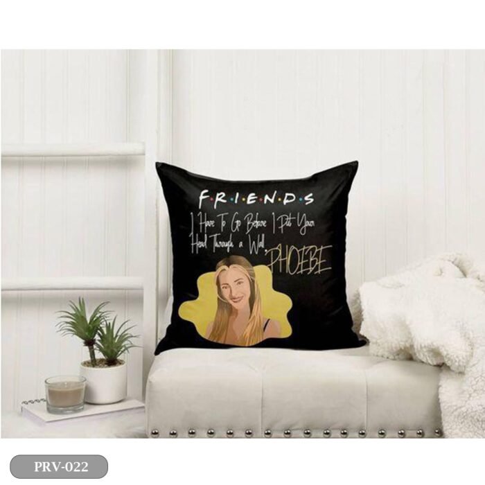 Plush children's pillow in linen - PRV-022 - Image 1