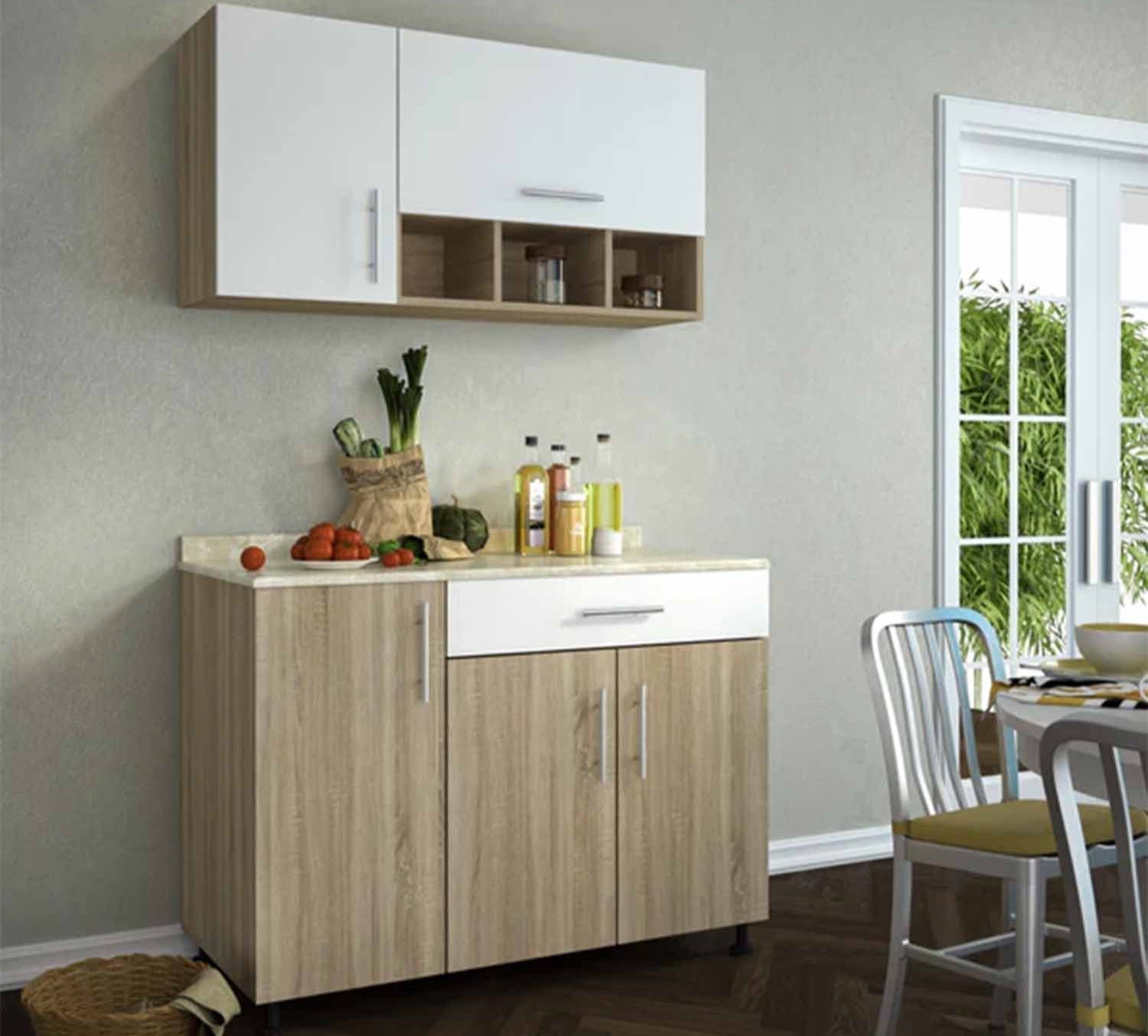 1_3d49c67e-8a78-4085-871e-5eac74e17fcd.jpg Two piece kitchen made of high quality MDF wood - O-SRH-133 - Image 1
