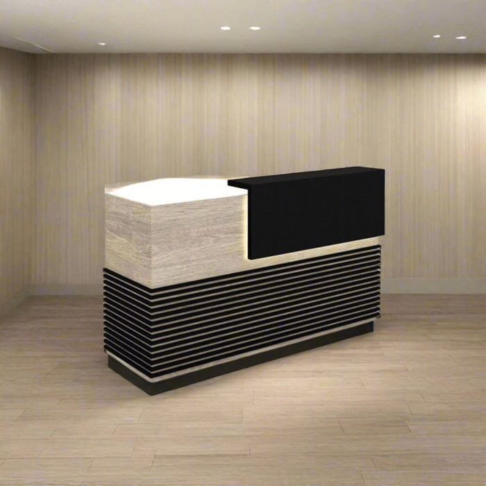 Reception desk - Reception Counter - Spanish MDF wood - CEM-079 - Image 1
