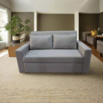 Manx 2-Seater Sofa Bed - Red Beech Wood - HST-094