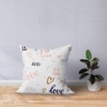 Plush children's pillow in linen - PRV-003