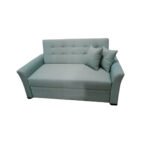 Manx 2-Seater Sofa Bed - Red Beech Wood - HST-081 - Image 2