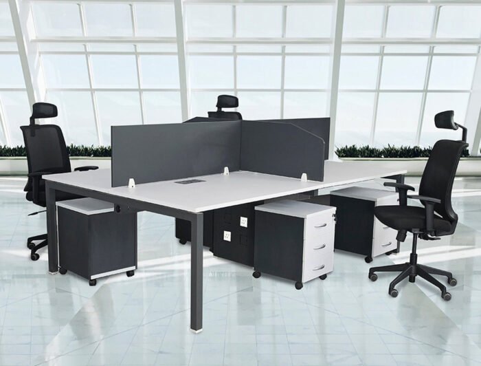 Spanish MDF wood workstation - CEM-024 - Image 1