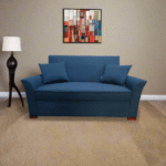 Manx 2-Seater Sofa Bed - Red Beech Wood - HST-065