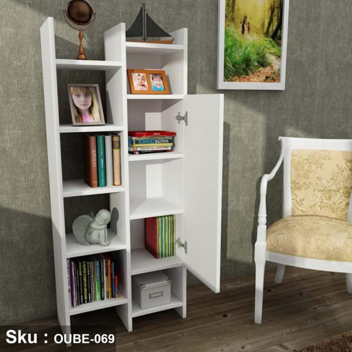 High quality MDF wood bookcase - OUBE-069 - Image 1