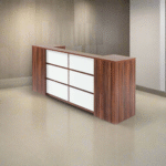 Reception desk - Reception Counter - Spanish MDF wood - CEM-102