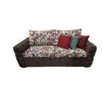 Modern mobile fixed sofa - red beech wood - HST-125 - Image 2