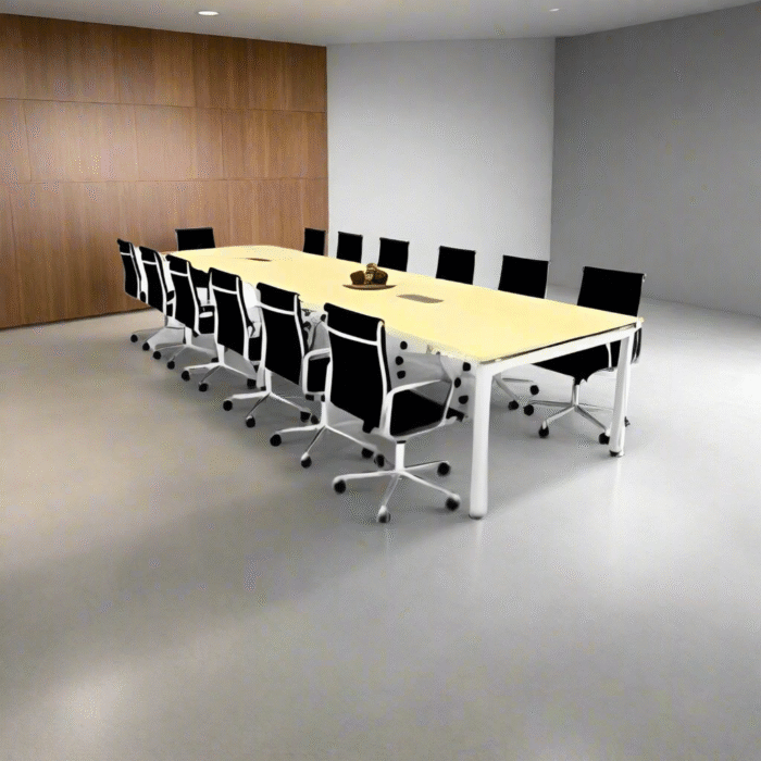 Meeting tab- 240x120 - Spanish MDF wood with metal chassis - CEM-034 - Image 1