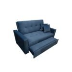 Manx 2-Seater Sofa Bed - Red Beech Wood - HST-063 - Image 2