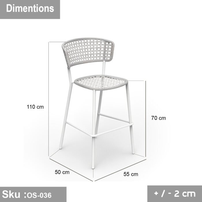 Tipo bar sling chair for restaurants and cafes - Image 2