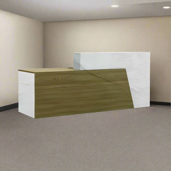 Reception desk - Reception Counter - Spanish MDF wood - CEM-097 - Image 1