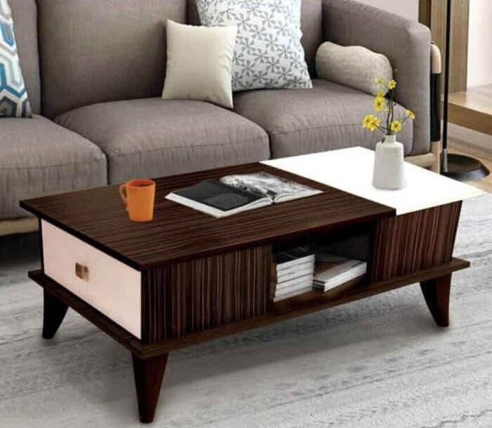 Spanish MDF wood coffee table - MAD-083 - Image 1