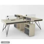 Quad workstation made of Spanish MDF wood - CEM-013 - Image 4