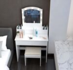 High quality MDF wood dresser with pouf - OSM-058