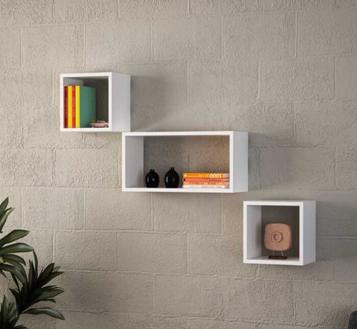 High quality MDF wood wall shelves - OUBE-071 - Image 1
