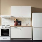 Complete kitchen with wood countertops with MDF layer - KYN-150