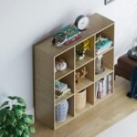 Beige MDF Bookcase - 97x97x29 cm - OSM-531