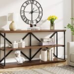 Electrostatic painted metal console - MTC-137