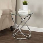 Berry side table 50 * 45 glass